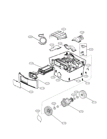 Base And Motor Assembly Parts parts for Lg Dryer DLEC855W / from AppliancePartsPros.com