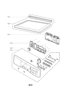 Control Panel And Plate Assembly Parts parts for Lg Dryer DLEX2655V / from AppliancePartsPros.com