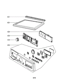 Control Panel / Plate parts for Lg Dryer DLEX2901V / from AppliancePartsPros.com