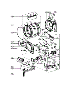 Drum / Motor: Electric Type parts for Lg Dryer DLEX2901V / from AppliancePartsPros.com
