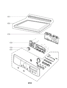 Control Panel And Plate Assembly Parts parts for Lg Dryer DLEX3070R / from AppliancePartsPros.com