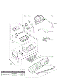 Panel Drawer Parts parts for Lg Dryer DLEX3370R / from AppliancePartsPros.com
