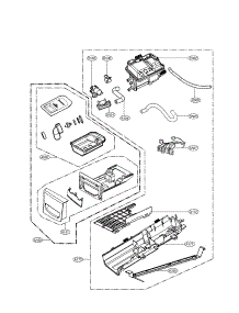 Panel Drawer Assembly And Guide Assembly Parts parts for Lg Dryer DLEX3550V / from AppliancePartsPros.com