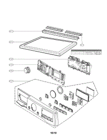 Control Panel Assembly Parts parts for Lg Dryer DLEX3875W / from AppliancePartsPros.com