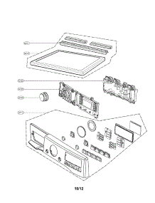 Control Panel And Plate Assembly Parts parts for Lg Dryer DLEX4070V / from AppliancePartsPros.com