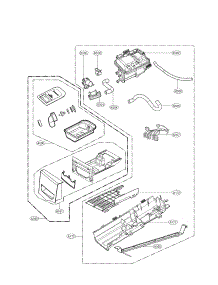 Panel Drawer Assembly And Guide Assembly Parts parts for Lg Dryer DLEX4070W / from AppliancePartsPros.com