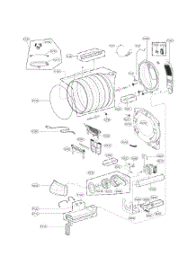 Drum Parts parts for Lg Dryer DLEX5000V / from AppliancePartsPros.com