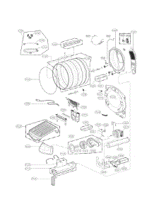 Drum Parts parts for Lg Dryer DLEX5000W / from AppliancePartsPros.com