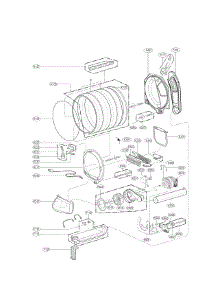 Drum Parts parts for Lg Dryer DLEX5780VE / from AppliancePartsPros.com