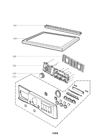 Control Plate And Panel Parts parts for Lg Dryer DLEX7177RM / from AppliancePartsPros.com