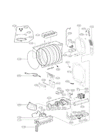 Drum Assembly Parts parts for Lg Dryer DLEX7700VE / from AppliancePartsPros.com