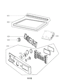 Control Panel And Plate Assembly Parts parts for Lg Dryer DLEX8000V / from AppliancePartsPros.com