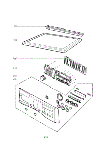 Control Panel & Plate Assembly parts for Lg Dryer DLEX8377NM / from AppliancePartsPros.com