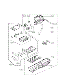 Panel Drawer Assembly & Guide Assembly parts for Lg Dryer DLEX8377NM / from AppliancePartsPros.com