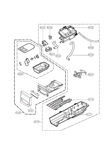 Panel Drawer & Guide Assembly parts for Lg Dryer DLEX8377WM / from AppliancePartsPros.com