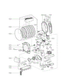 Drum And Motor Parts parts for Lg Dryer DLEX8500V / from AppliancePartsPros.com