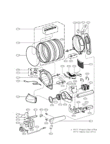 Drum And Motor Parts parts for Lg Dryer DLGX2502V / from AppliancePartsPros.com