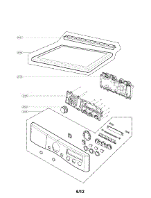 Control Panel And Plate Assembly Parts parts for Lg Dryer DLGX2656V / from AppliancePartsPros.com