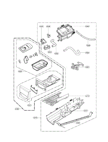 Panel Drawer Assembly Adn Guide Assembly Parts parts for Lg Dryer DLGX2656V / from AppliancePartsPros.com