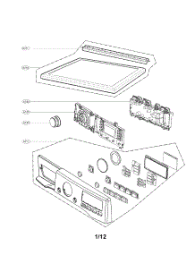 Control Panel And Plate Assembly Parts parts for Lg Dryer DLGX3471W / from AppliancePartsPros.com
