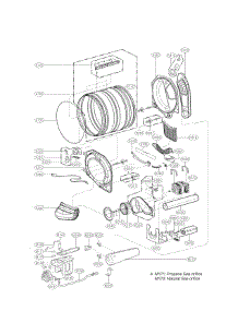 Drum Part parts for Lg Dryer DLGX3571W / from AppliancePartsPros.com