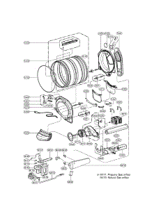 Drum And Motor Assembly Parts parts for Lg Dryer DLGX3876W / from AppliancePartsPros.com