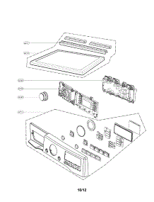 Control Panel And Plate Assembly Parts parts for Lg Dryer DLGX4071V / from AppliancePartsPros.com