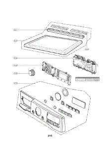 Control Panel Parts parts for Lg Dryer DLGX4271W / from AppliancePartsPros.com