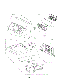 Control Panel And Plate Assembly Parts parts for Lg Dryer DLGX5102V / from AppliancePartsPros.com