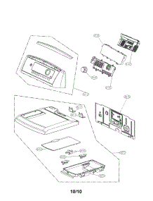 Control Pane And Plate Assembly Parts parts for Lg Dryer DLGX5102W / from AppliancePartsPros.com