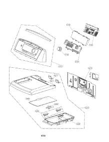 Control Panel Parts parts for Lg Dryer DLGX5781WE / from AppliancePartsPros.com