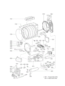 Drum Parts parts for Lg Dryer DLGX5781WE / from AppliancePartsPros.com