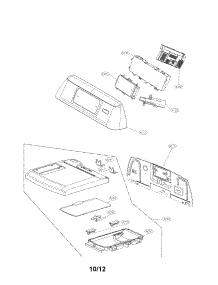 Control Panel And Plate Assembly Parts parts for Lg Dryer DLGX6002V / from AppliancePartsPros.com