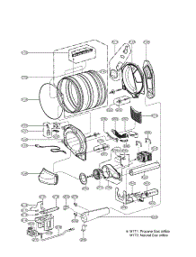 Drum And Motor Parts Ele parts for Lg Dryer DLGX7188RM / from AppliancePartsPros.com