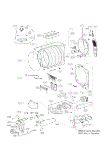 Drum And Motor Parts parts for Lg Dryer DLGX7701VE / from AppliancePartsPros.com