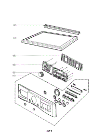Control Panel And Plate Assembly Parts parts for Lg Dryer DLGX8388NM / from AppliancePartsPros.com