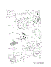 Drum Parts parts for Lg Dryer DLGX9001V / from AppliancePartsPros.com