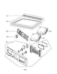 Control Panel Parts parts for Lg Dryer DLHX4072W / from AppliancePartsPros.com