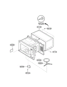 Oven Cavity Parts parts for Lg Microwave LMA1180ST / from AppliancePartsPros.com