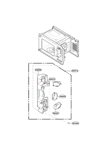 Latch Board Parts parts for Lg Microwave LMA1180ST / from AppliancePartsPros.com