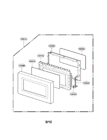 Door Parts parts for Lg Microwave LMA2112WT / from AppliancePartsPros.com