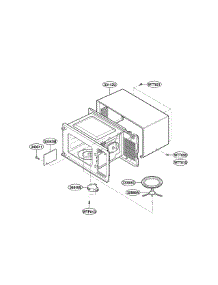Oven Cavity Parts parts for Lg Microwave LMA2112WT / from AppliancePartsPros.com