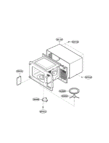 Oven Cavity Parts parts for Lg Microwave LMAB1240ST / from AppliancePartsPros.com