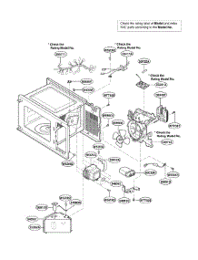 Interior Parts (Ii) parts for Lg Microwave LMAB1240ST / from AppliancePartsPros.com
