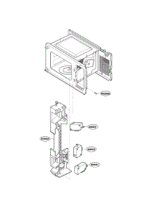 Latch Board Parts parts for Lg Microwave LMAB1240ST01 / from AppliancePartsPros.com