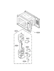Latch Board Parts parts for Lg Microwave LMH1017CVST01 / from AppliancePartsPros.com
