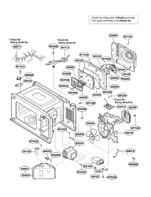 Interior Parts (Ii) parts for Lg Microwave LMH1017CVST01 / from AppliancePartsPros.com