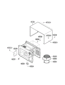 Oven Cavity Parts parts for Lg Microwave LMH1517CV / from AppliancePartsPros.com