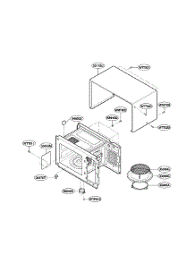 Oven Cavity Parts parts for Lg Microwave LMH1517CVST / from AppliancePartsPros.com