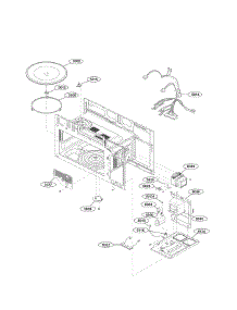 Interior Parts parts for Lg Microwave LMH2235ST / from AppliancePartsPros.com